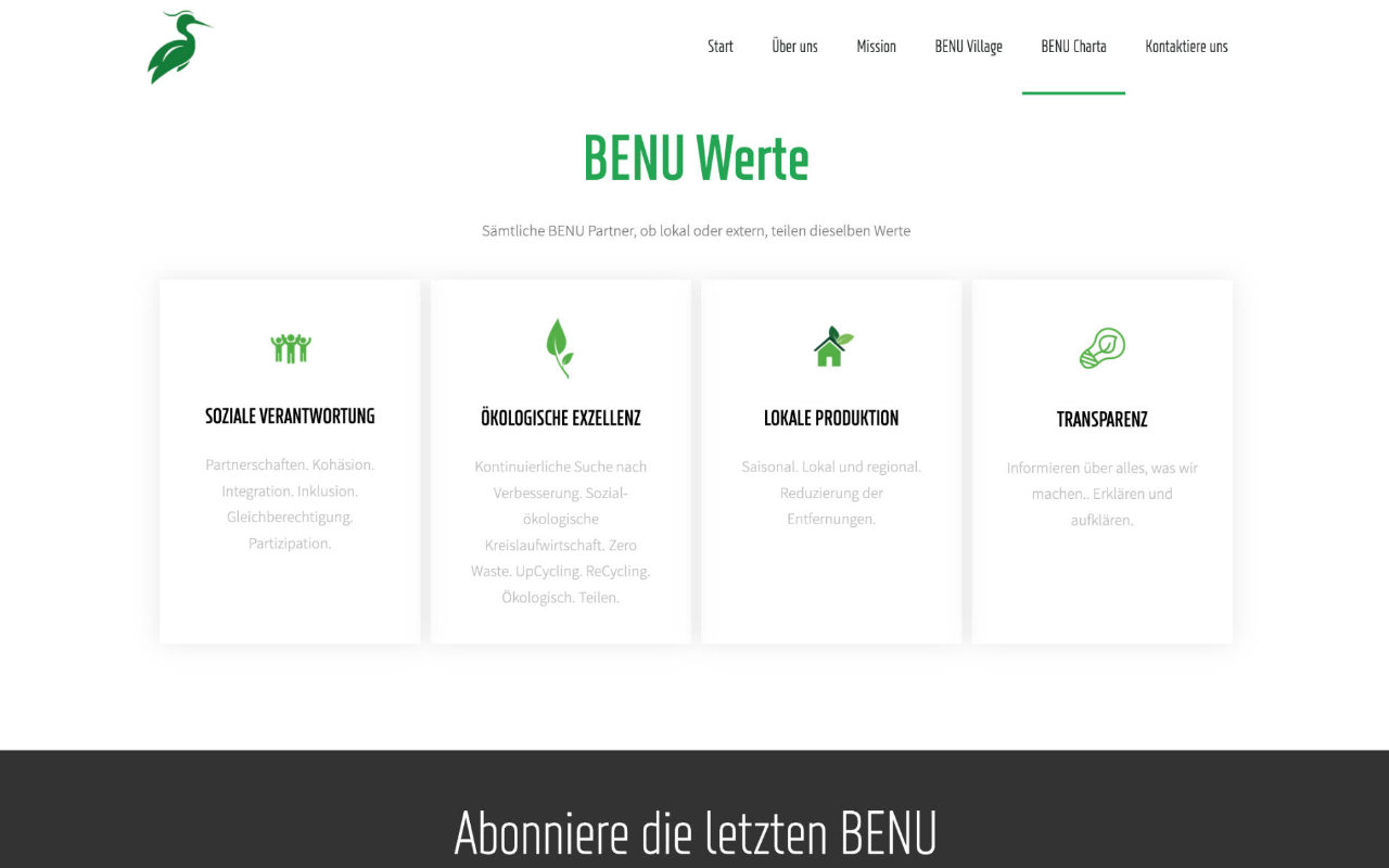 Benu Werte