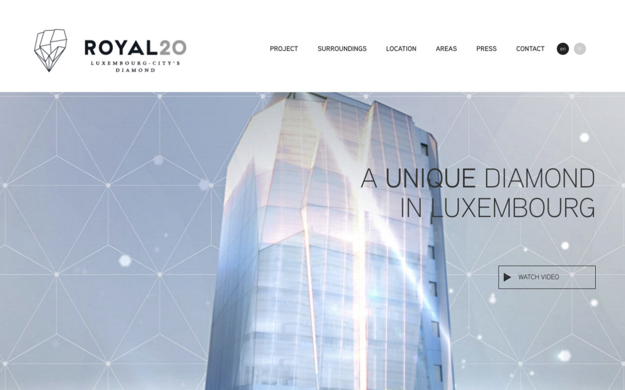 Royal20 homepage